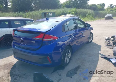 2020 Hyundai Ioniq Hybrid Blue из США, поврежденный, VIN KMHC65LC0LU226336